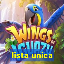 lista unica